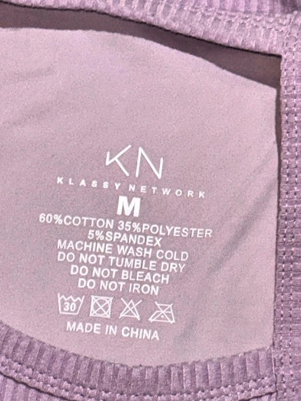 KLASSY NETWORK Ribbed High Neck Brami - Picture 3 of 3